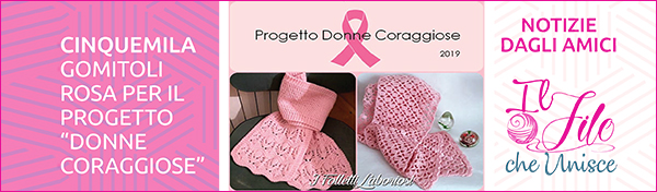 5000 gomitoli rosa per il Progetto "Donne coraggiose"